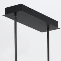 Średnia lampa wyspowa Inizio - Matowa czerń