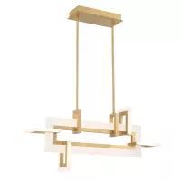 Mała lampa wyspowa Inizio - Szczotkowane złoto