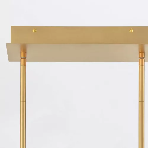 Mała lampa wyspowa Inizio - Szczotkowane złoto