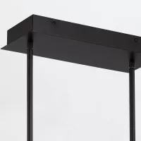 Mała lampa wyspowa Inizio - Matowa czerń