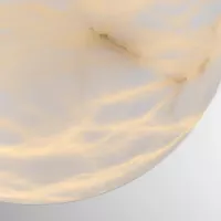 Średnia lampa wisząca Kepler - 1 źródło światła - Szczotkowane złoto