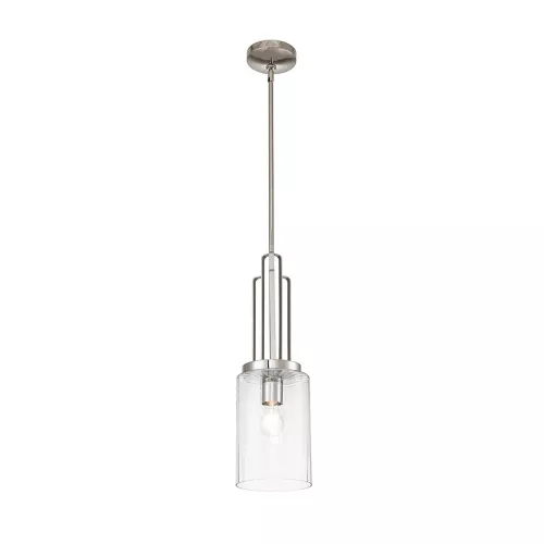 Lampa wisząca Kimrose - 1 źródło światła - Polerowany nikiel