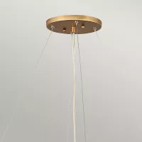 Lampa wisząca Laguna - 4 źródła światła - Oksydowane złoto