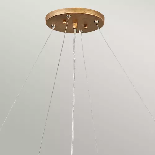 Lampa wisząca Laguna - 6 źródeł światła - Oksydowane złoto