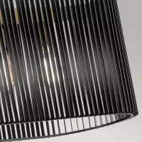 Lampa wyspowa Linara - 5 źródeł światła - Czarny, naturalny mosiądz