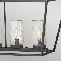 Lampa wyspowa Alford Place - 6 źródeł światła - Muzealna czerń