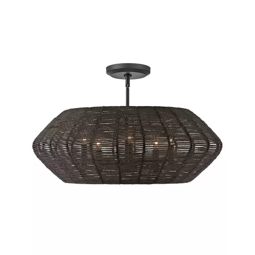 Lampa wisząca Luca - 5 źródeł światła - Czarny