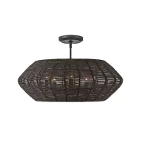 Lampa wisząca Luca - 5 źródeł światła - Czarny