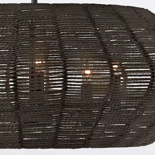 Lampa wisząca Luca - 5 źródeł światła - Czarny