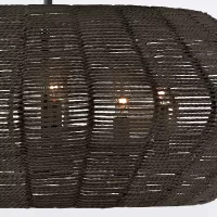 Lampa wisząca Luca - 5 źródeł światła - Czarny