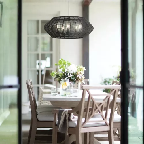 Lampa wisząca Luca - 5 źródeł światła - Czarny