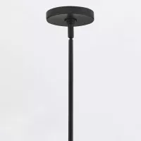 Średnia lampa wisząca Maddox - 1 źródło światła - Czarny