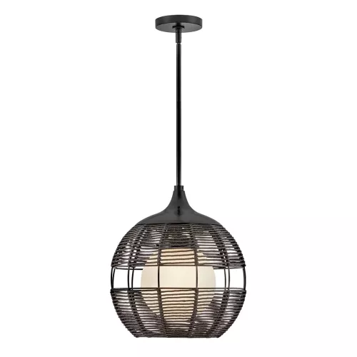 Mała lampa wisząca Maddox - 1 źródło światła - Czarny