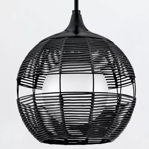 Mała lampa wisząca Maddox - 1 źródło światła - Czarny