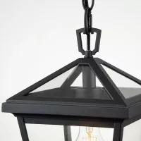 Latarnia wisząca Alford Place - 1 źródło światła - Muzealna czerń