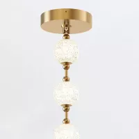 Lampa wisząca LED Marni - Naturalny mosiądz