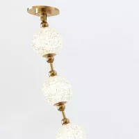 Lampa wisząca LED Marni - Naturalny mosiądz