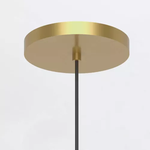 Mała lampa wisząca LED Marni - Naturalny mosiądz