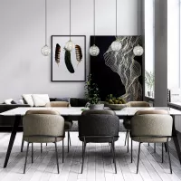 Mała lampa wisząca LED Marni - Naturalny mosiądz