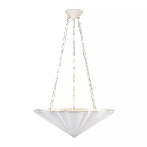 Lampa wisząca Martine - 3 źródła światła - Antyczna biel