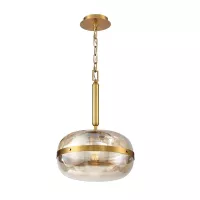 Lampa wisząca Nottingham - 1 źródło światła - Antyczny mosiądz