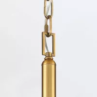 Lampa wisząca Nottingham - 1 źródło światła - Antyczny mosiądz