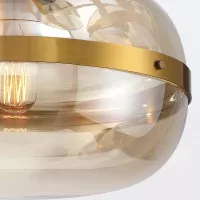 Lampa wisząca Nottingham - 1 źródło światła - Antyczny mosiądz