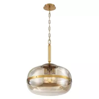 Lampa wisząca Nottingham - 3 źródła światła - Antyczny mosiądz