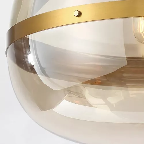 Lampa wisząca Nottingham - 3 źródła światła - Antyczny mosiądz