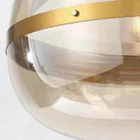 Lampa wisząca Nottingham - 3 źródła światła - Antyczny mosiądz