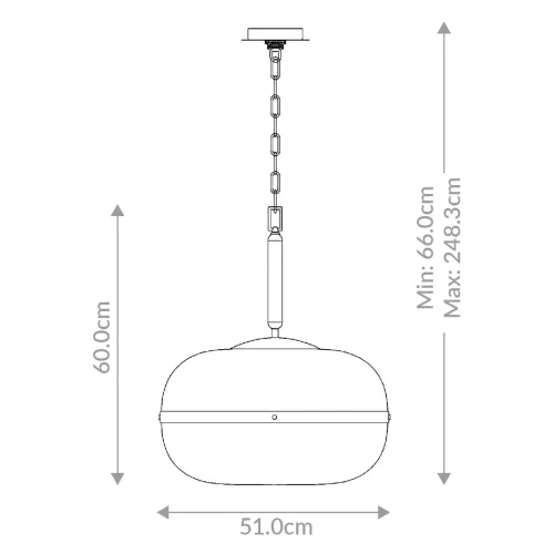 Lampa wisząca Nottingham - 3 źródła światła - Antyczny mosiądz