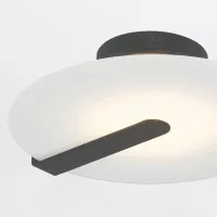 Mały plafon / kinkiet Nuvola - Matowa czerń