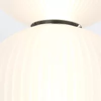 Mała lampa wisząca Palmas - 2 źródła światła - Polerowany nikiel