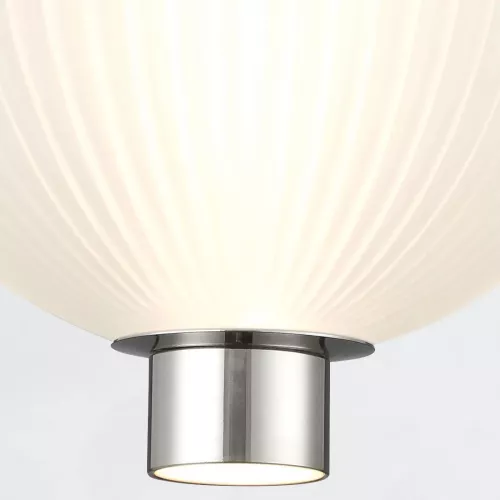 Mała lampa wisząca Palmas - 2 źródła światła - Polerowany nikiel