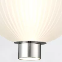 Mała lampa wisząca Palmas - 2 źródła światła - Polerowany nikiel