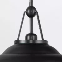 Lampa wisząca Palmetto - 1 źródło światła - Miejski brąz