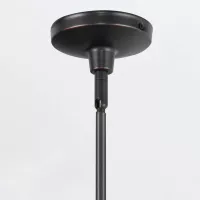 Lampa wisząca Palmetto - 1 źródło światła - Miejski brąz