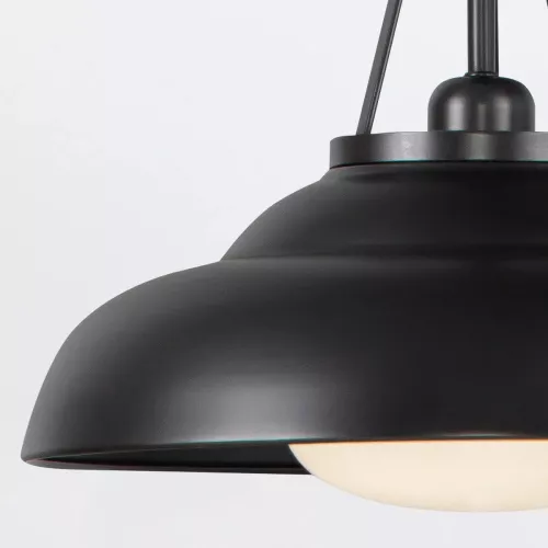 Lampa wisząca Palmetto - 1 źródło światła - Miejski brąz