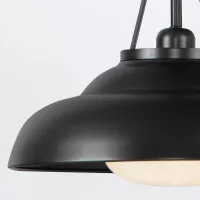Lampa wisząca Palmetto - 1 źródło światła - Miejski brąz
