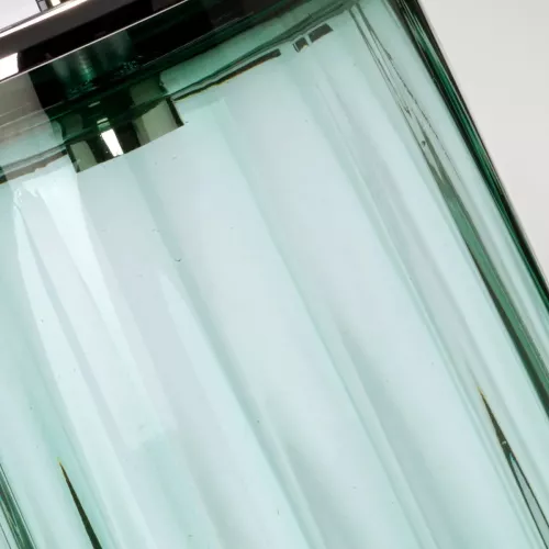 Lampa stołowa Reno - 1 źródło światła - Polerowany nikiel, zielony