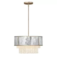 Lampa wisząca / półplafon Reverie - 4 źródła światła - Szampańskie złoto