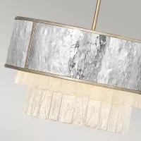 Lampa wisząca / półplafon Reverie - 4 źródła światła - Szampańskie złoto
