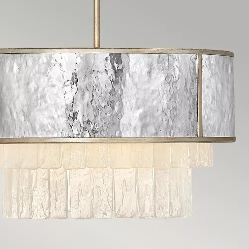 Lampa wisząca / półplafon Reverie - 4 źródła światła - Szampańskie złoto