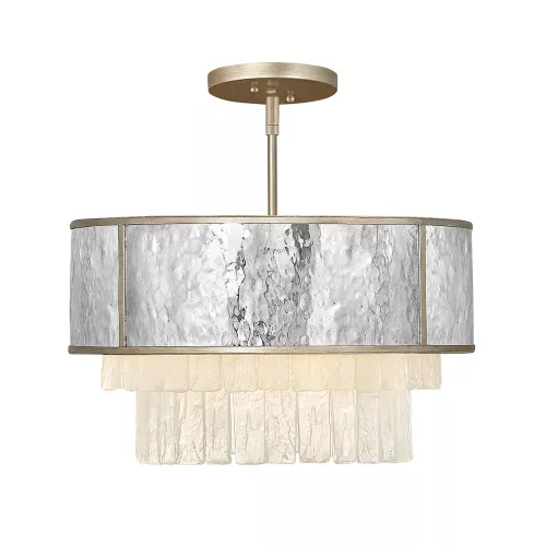 Lampa wisząca / półplafon Reverie - 4 źródła światła - Szampańskie złoto