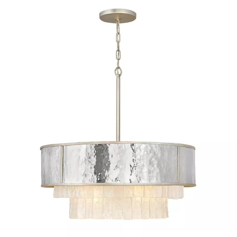 Lampa wisząca Reverie - 8 źródeł światła - Szampańskie złoto