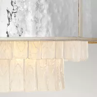 Lampa wisząca Reverie - 8 źródeł światła - Szampańskie złoto