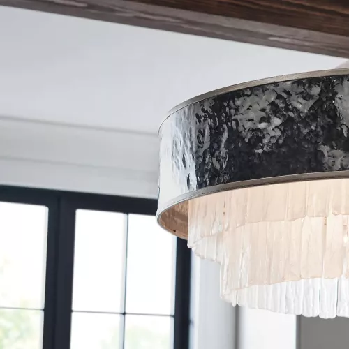 Lampa wisząca Reverie - 8 źródeł światła - Szampańskie złoto