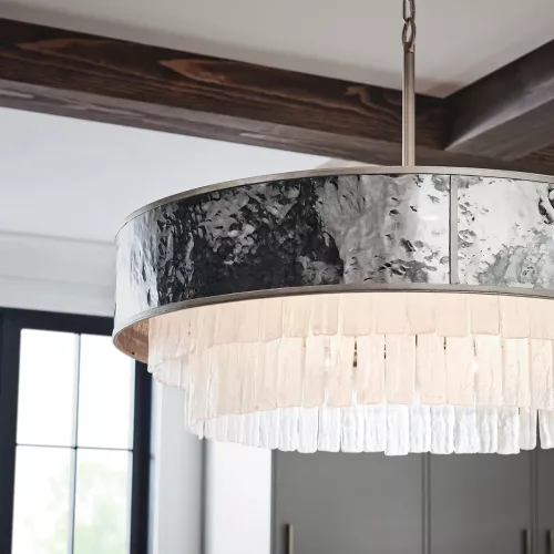 Lampa wisząca Reverie - 8 źródeł światła - Szampańskie złoto