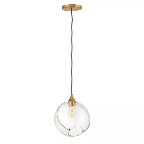 Lampa wisząca Skye - 1 źródło światła - Klasyczny mosiądz