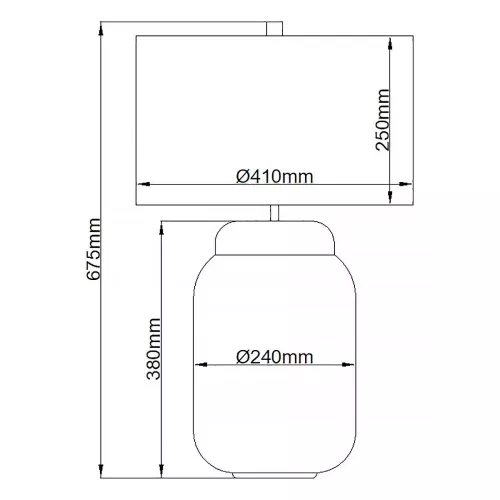 Lampa stołowa Sola - 2 źródła światła - Polerowany nikiel - Srebrny abażur